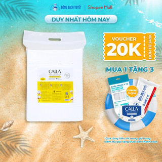 Bông tẩy trang làm sạch da Bông Bạch Tuyết Calla Mềm Mịn 500Gr