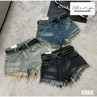 [Follow shop nhận mã 10k] Quần short sooc jeans denim bò rách tua rua đai B QCCC QCL1 QS145 9368 QS0145