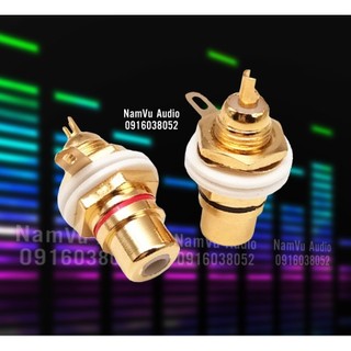 1 jack cái rca - tín hiệu av - đầu cái dây tín hiệu bông sen