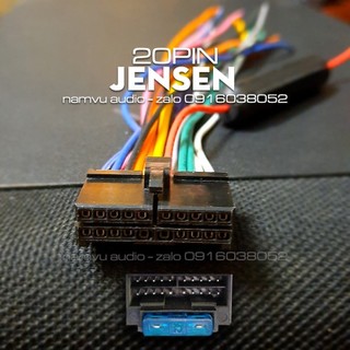 Jack kết nối nguồn và loa 20PIN cho đầu CD JENSEN - KOVAL