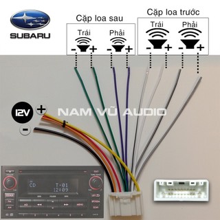 Dây cáp - Jack âm thanh cho đầu CD ô tô SUBARU
