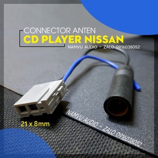 Cáp chuyển jack ăngten FM vuông thành tròn cho đầu nghe nhạc CD ô tô NISSAN NAVARA