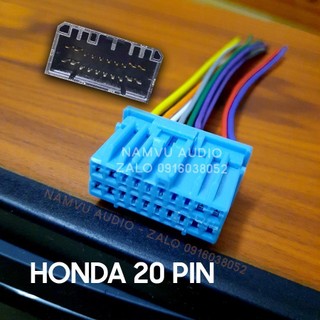 Dây cáp 20PIN - Jack kết nối Loa và Nguồn cho CD ô tô HONDA - SUZUKI