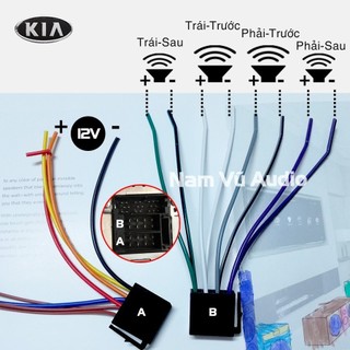 Dây cáp - Jack âm thanh CD ô tô KIA - VOLKSWAGEN PHILLIPS