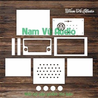 Hộp đầu CD ô tô VolksWagen cắt sẵn CNC - DIY - Dành cho CD màn hình cảm ứng 5inch