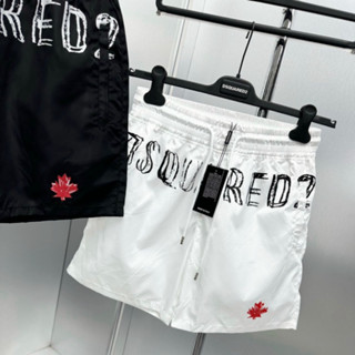  89 Quần Short Gió Nam Dsq2 In Chữ Ngang Quần Dập Logo Lá Đỏ Cạp Chun Dây Thắt Dành Cho Anh Em Boy Phố Đi Học Đi Chơi Hot 