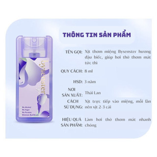 Xịt Thơm Miệng Thái Lan Chính Hãng Xịt Hương Đậu Biếc Giúp Giảm Hôi Miệng