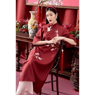 RẬP - Áo Dài Kim Sa Đỏ 2023 - FS