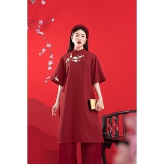 RẬP - Áo Dài Như Ý Đỏ - FREESIZE