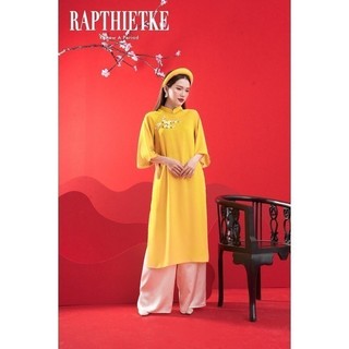 Rập - áo dài như ý vàng - freesize