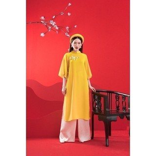 RẬP - Áo Dài Như Ý Vàng - FREESIZE