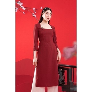RẬP - Áo Dài Xuân Hỷ Đỏ