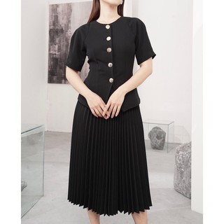 RẬP - Áo Và Chân Váy - LOVER 07 ĐEN