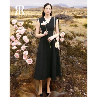 RẬP - Đầm Cổ V Không Tay Vai Thắt Nơ - COCO 02