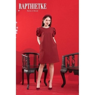 Rập - đầm kim hỷ đỏ - freesize