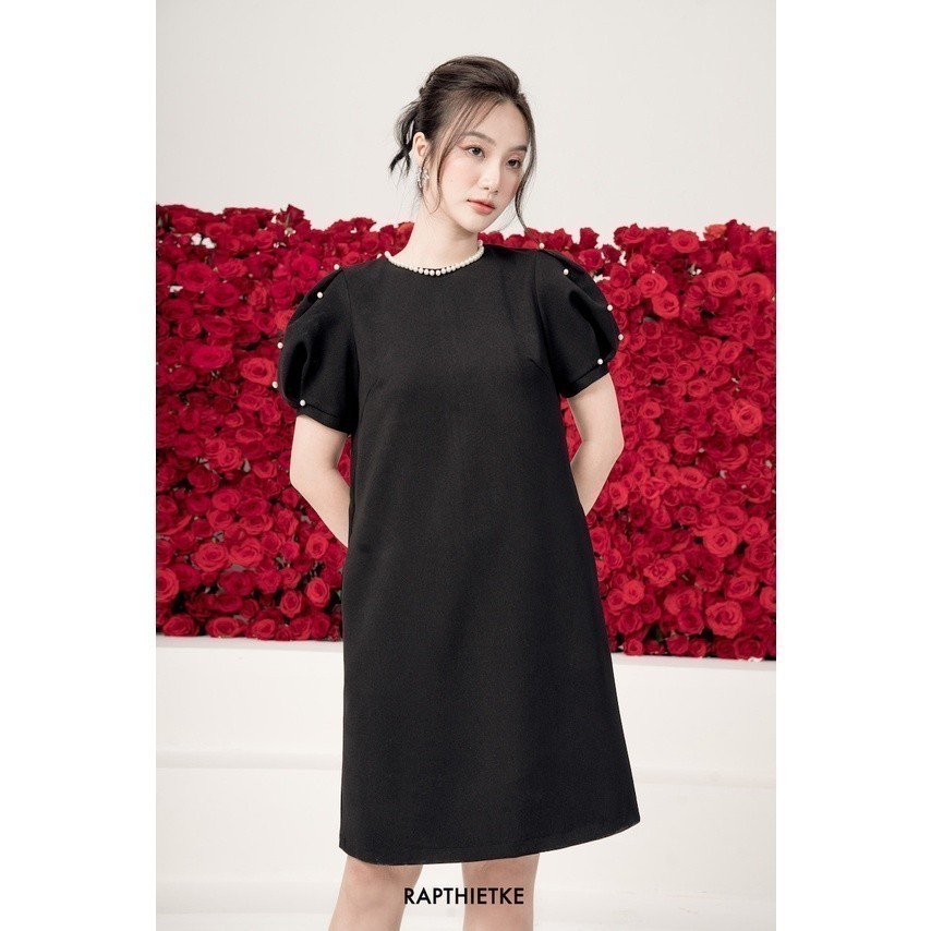 RẬP - Đầm Kim Hỷ Đen - FS