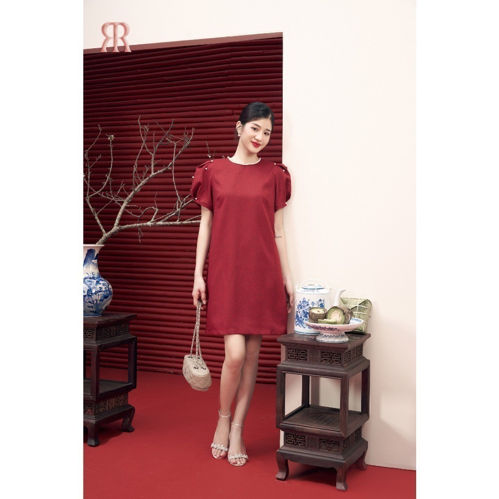 RẬP - Đầm Kim Hỷ Đỏ 2023 - FS