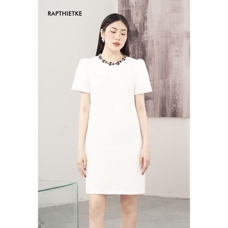 Rập - đầm trắng hoa cổ đá - titi 04 trắng hoa