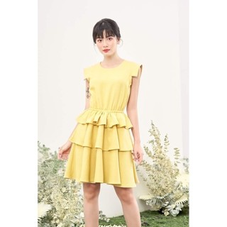 RẬP - Đầm Vàng Tay Lỡ Tùng Ba Tầng - MAY 08
