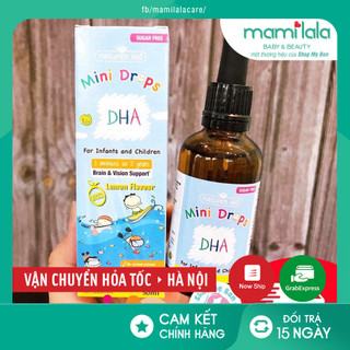 DHA Drops Natures Aid (50ml) - Bổ sung DHA cho trẻ từ 3 tháng - Xuất xứ Anh