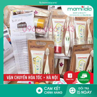 [CHUẨN AIR] Set Bàn chải và Kem đánh răng hữu cơ Jack N' Jill cho Bé từ 6 tháng tuổi - Xuất xứ Úc