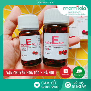 E đỏ Nga, vitamin E đỏ Zentiva 400mg, 30 viên - Xuất xứ Nga