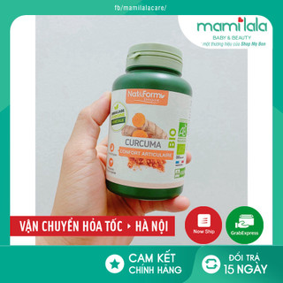 Tinh bột nghệ curcuma bio nat & form pháp 200 viên