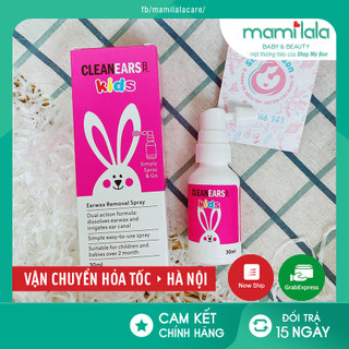 Xịt tan ráy tai CLEANEARS KIDS cho trẻ từ 2 tháng - Xuất xứ Úc