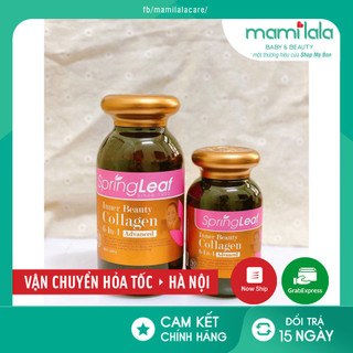 Collagen Springleaf 6 in 1, Viên Spring leaf inner beauty colagen 6-IN-1 advance 4.9, 90 viên, 180 viên ÚC