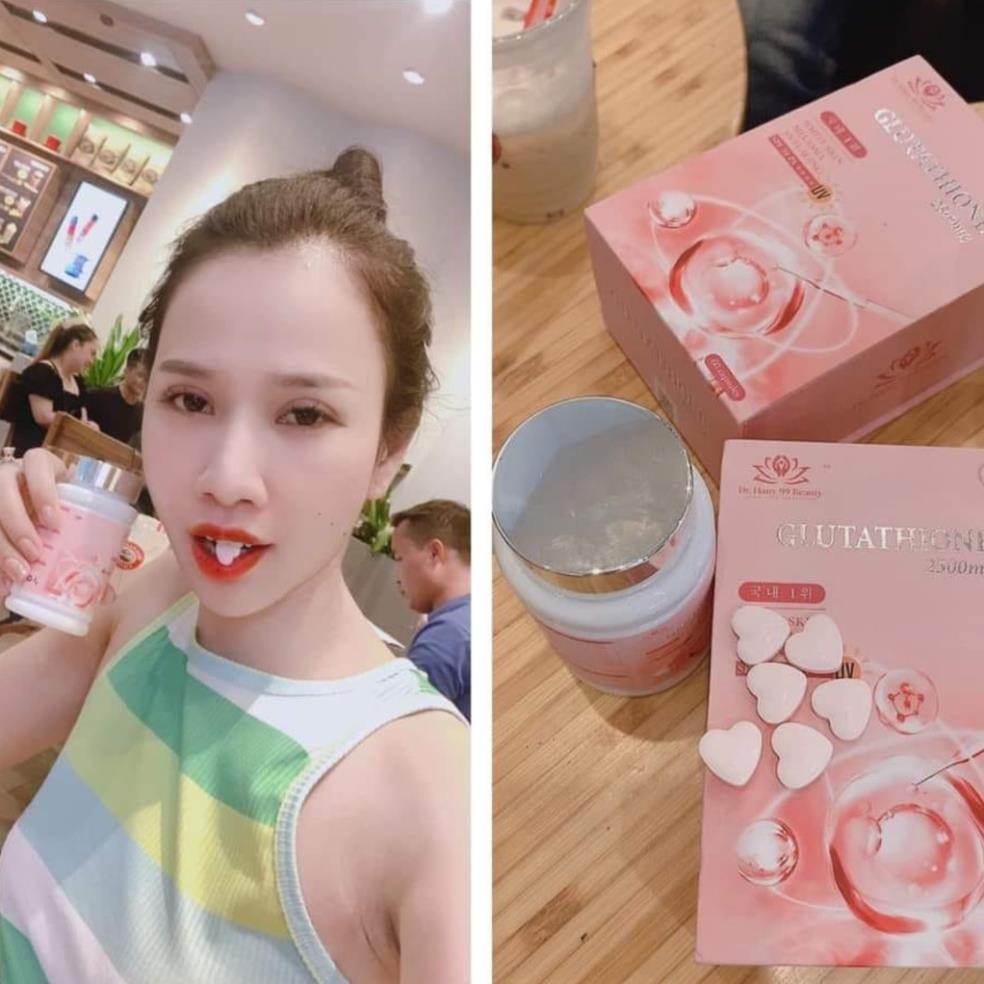 Giá gốc Viên ngậm Glutathione 2500 chính hãng, viên uống trắng da, mờ nám, hủy nám, cân bằng nội tiết tố nữ