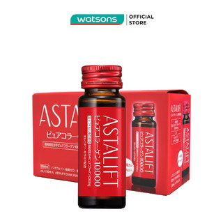 Nước Uống Astalift Drink Pure Collagen 10,000 Bổ Sung Collagen Và Vitamin C 30ml x 10 Chai
