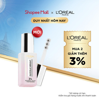 Dưỡng chất chăm sóc vùng da quanh mắt L’oréal Paris Glycolic- Bright Dark Circle Eye Serum 20ml