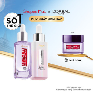 Bộ 2 Serum siêu cấp ẩm & dưỡng sáng mờ thâm