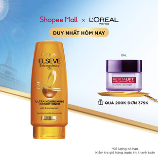 Dầu xả Dưỡng tóc suôn mượt Elseve Extraordinary Oil Ultra-Nourishing Conditioner L’Oréal Paris 280 ml
