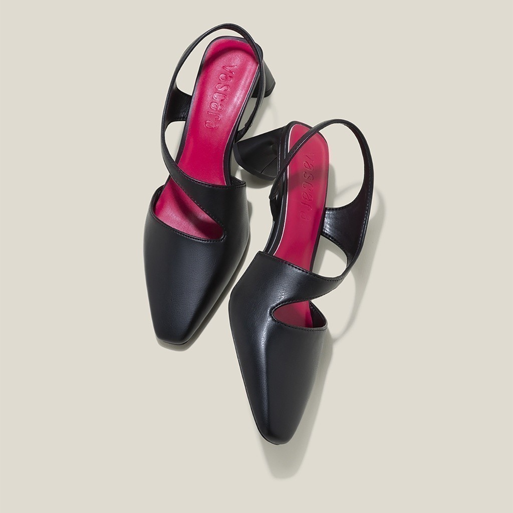 Vascara Giày Slingback Quai Khoét Cách Điệu - BMN 0597