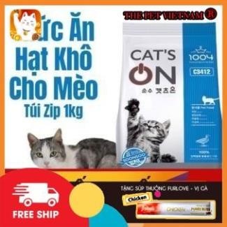 Hạt cho mèo | Túi 1kg Hạt Cat's On thức ăn cho mèo (Hàn Quốc)| Caton hạt cho mèo| Cat on