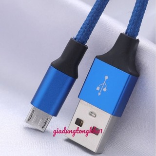 Dây cáp sạc micro,type c, i.p bọc dù, cáp sạc nhanh dài 1m/ 2m /3m siêu tiện dụng