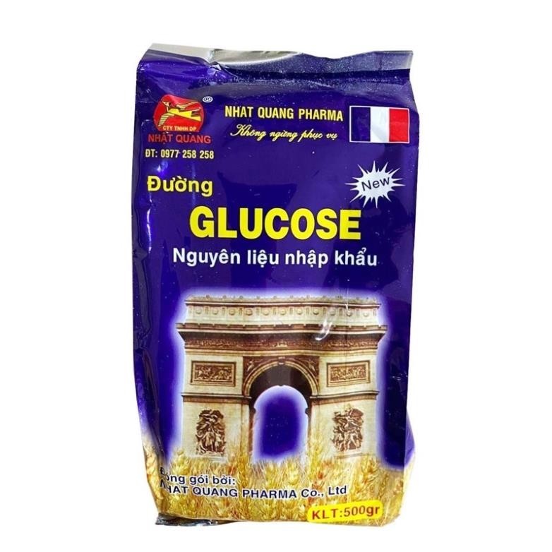 Đường Glucose 500g hỗ trợ suy nhược cơ thể , giải độc, giải nhiệt cho cơ thể