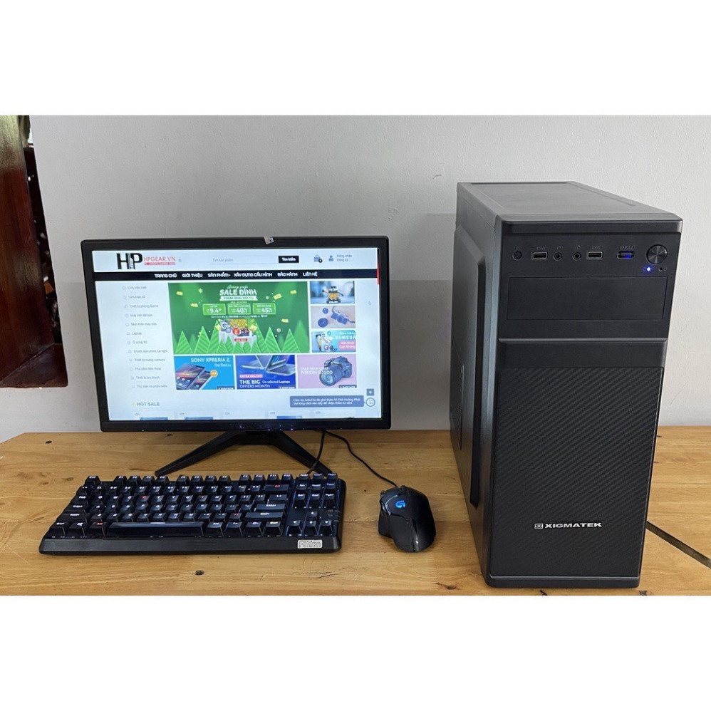 Bộ Máy Tính Bàn Pc Văn Phòng Case XIGMATEK i3,i5,i7 ram 16G SSD 256G Dùng Mượt Pts, Word, Excel, PowerPoint - BH 1 năm | BigBuy360 - bigbuy360.vn