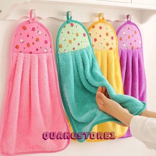 Khăn lau tay coton nhà bếp, khăn lau tay đa năng treo tường, rẻ lau bát nhà bếp siêu thấm nước size lớn