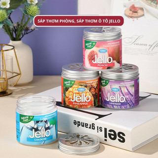 Sáp thơm phòng khử mùi jello 230g, sáp thơm ô tô, sáp thơm khử mùi ô tô không gian kín - araki