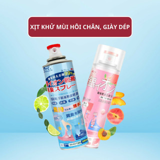 Xịt khử mùi hôi chân, xịt khử mùi giày dép nano bạc, xịt khử mùi hôi giày dép, xịt hôi chân, xịt giày nano - araki