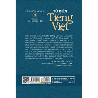 Sách Từ điển Tiếng Việt (Hoàng Phê) - VLB