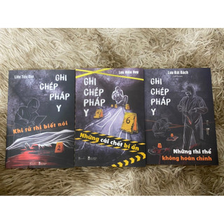 Ghi chép pháp y tập 1+2+3 combo 3cuốn siêu rẻ chất lượng