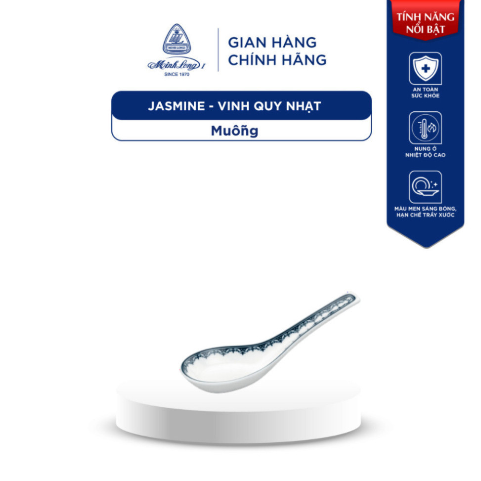 Chén, Bát Ăn Cơm, Dĩa Sứ Cao Cấp Minh Long - Jasmine - Vinh Quy Nhạt