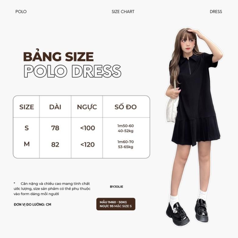 Váy polo nữ dáng suông "UNTOUCHABLE LOVE" vải cotton tự nhiên cao cấp thoáng mát cổ polo kéo khoá có size S M | BigBuy360 - bigbuy360.vn