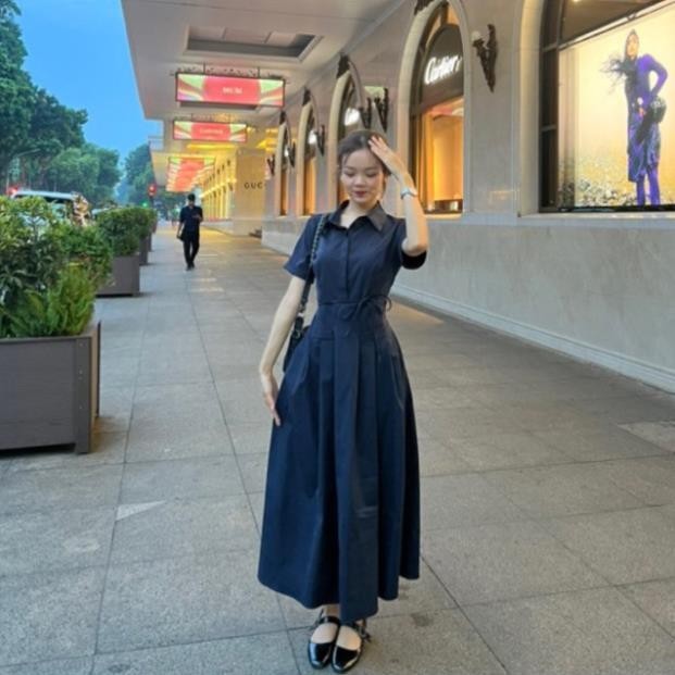 Váy maxi cộc tay lưng chun Hamy Clothing | BigBuy360 - bigbuy360.vn