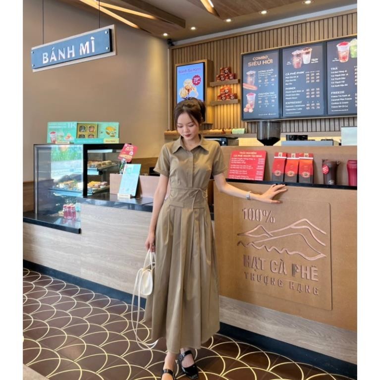Váy maxi cộc tay lưng chun Hamy Clothing | BigBuy360 - bigbuy360.vn