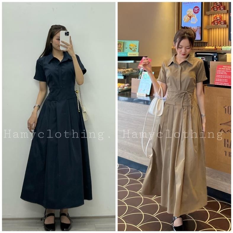 Váy maxi cộc tay lưng chun Hamy Clothing | BigBuy360 - bigbuy360.vn