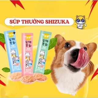 Súp thưởng cho mèo thanh 15gr thơm ngon, dinh dưỡng, đủ vị.